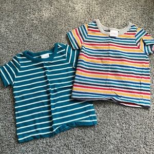 Hanna Andersson 12-18M stripped short sleeve shirt
